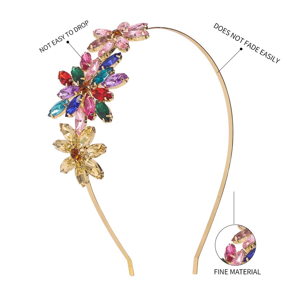 Multicolor gemstone headband - Picture 8 of 8